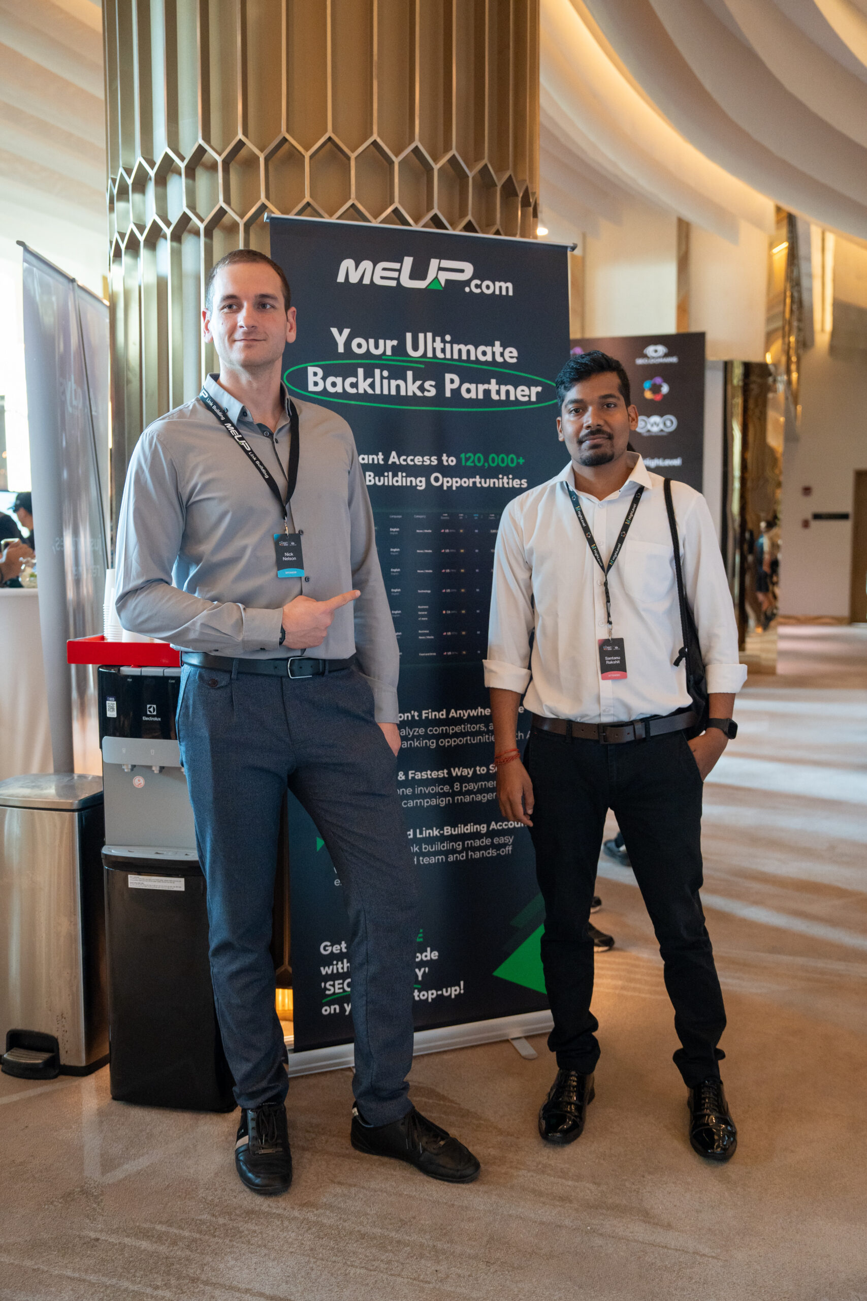 Nick Nelson and Santanu Rakshit