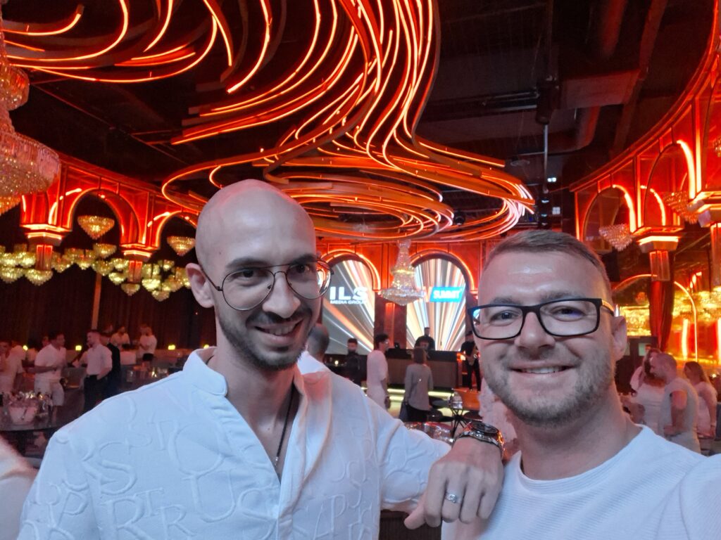 Penko Stoev and Sam Hardy at AWSummit Bucharest