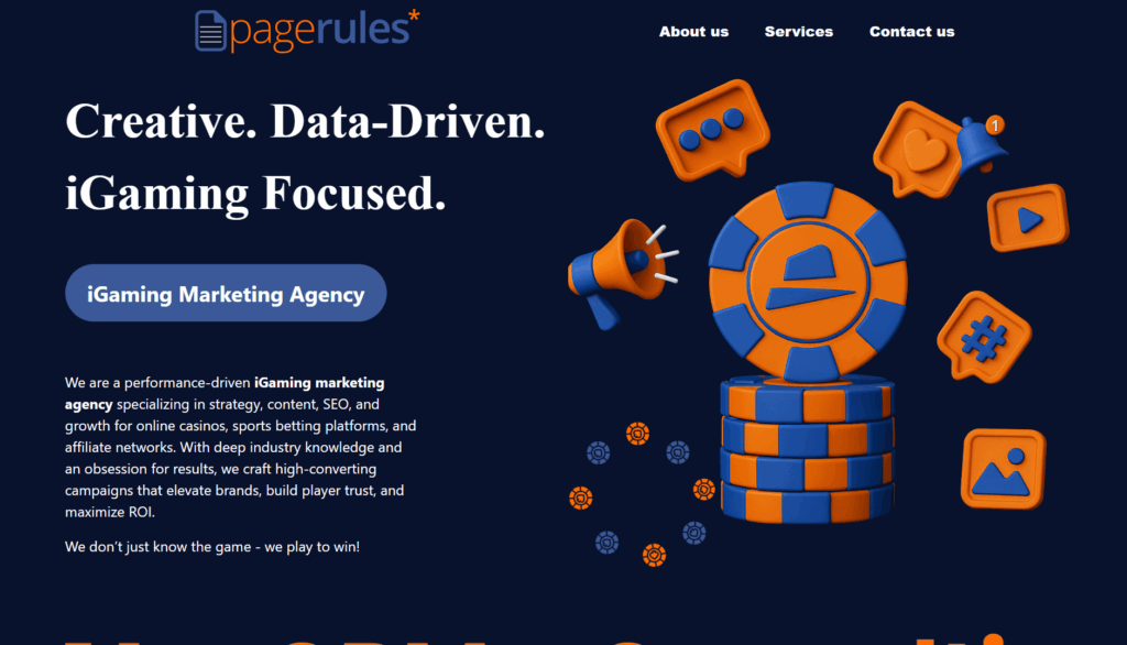 Page Rules LTD Website Screenshot