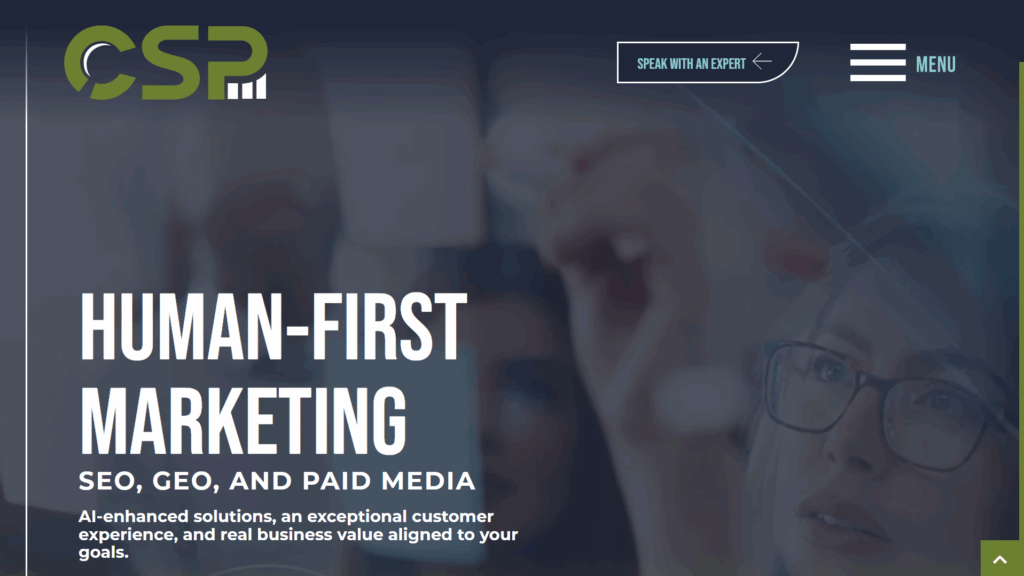 CSP Website Screenshot