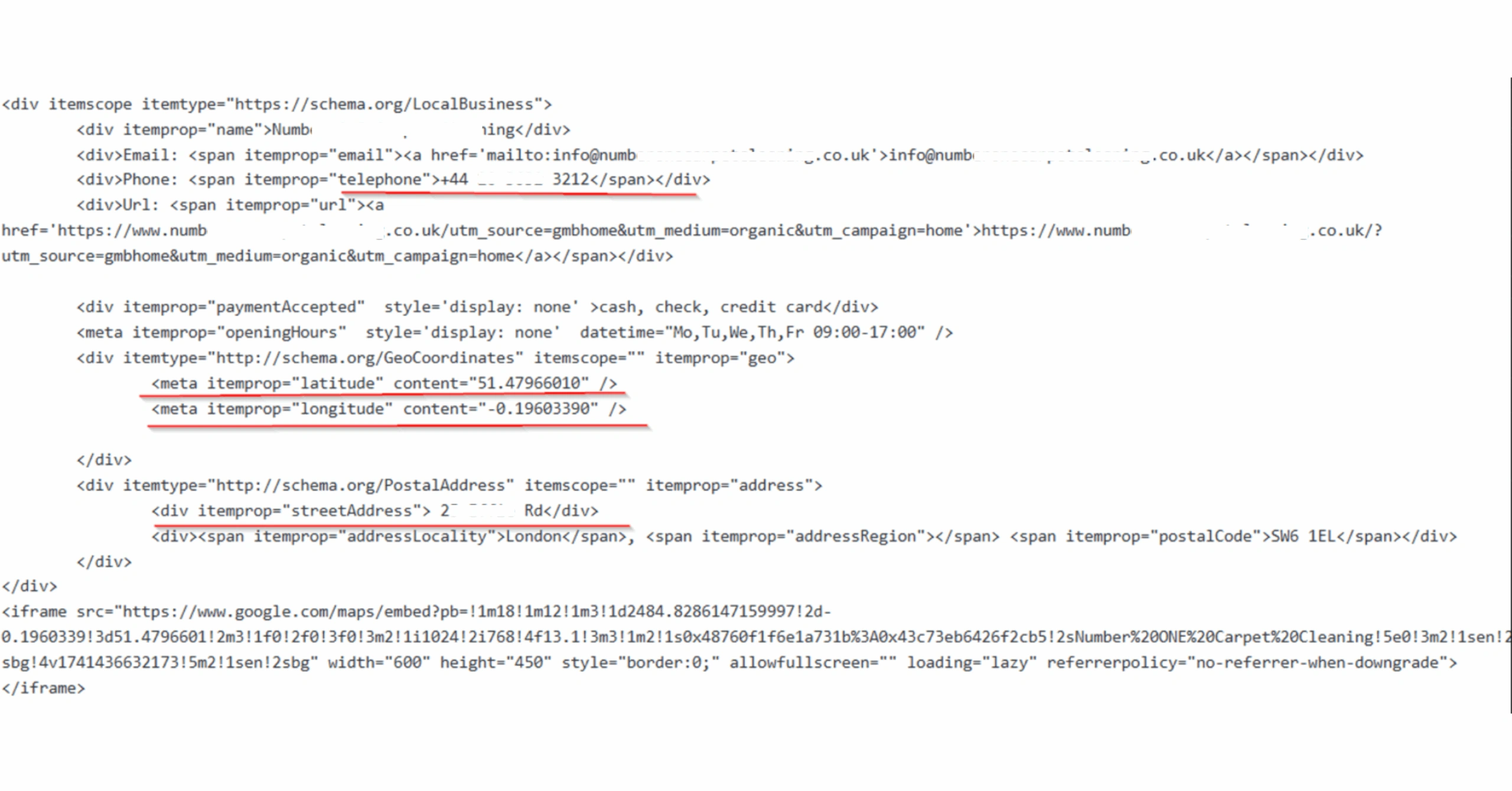 GMB Backend View