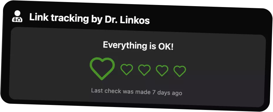 link tracking history
