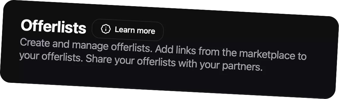 offerlists