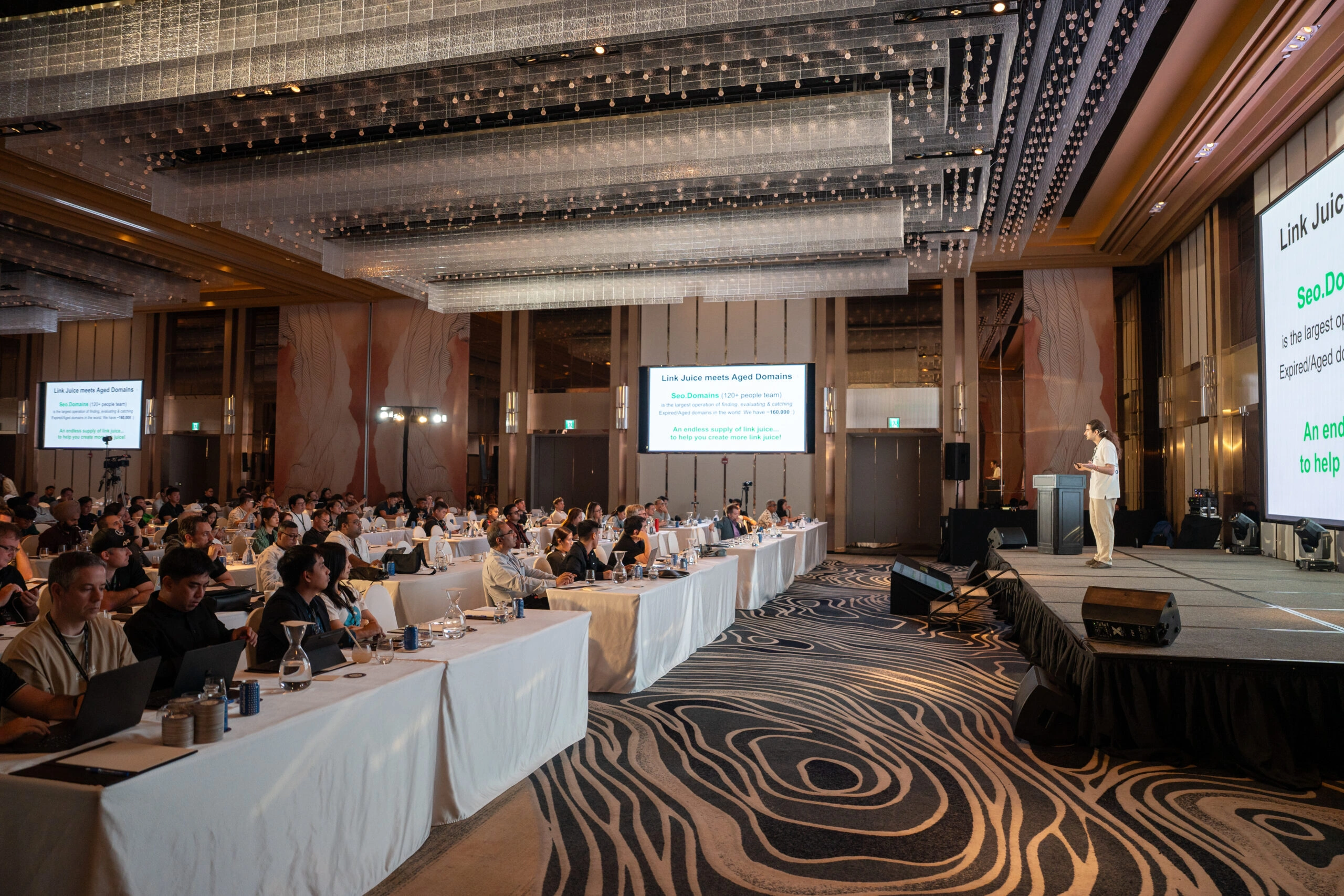 Kalin Karakehayov presenting at SEO Mastery Summit 2025